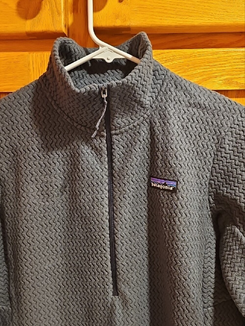 Patagonia Gray Textured Half-Zip Pullover Sweater - Picture 6 of 12
